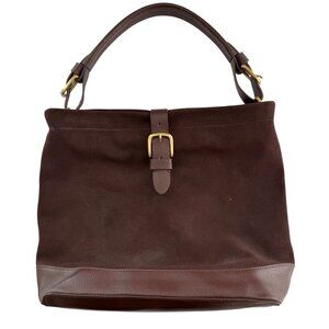 Elegant Brown Leather Handbag